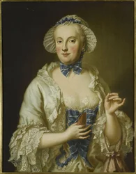 Portrait of Princess Charlotte Amalie of Hesse-Philippsthal (1730-1801) or Maria Anna Sophia of Saxony (1728-1797)